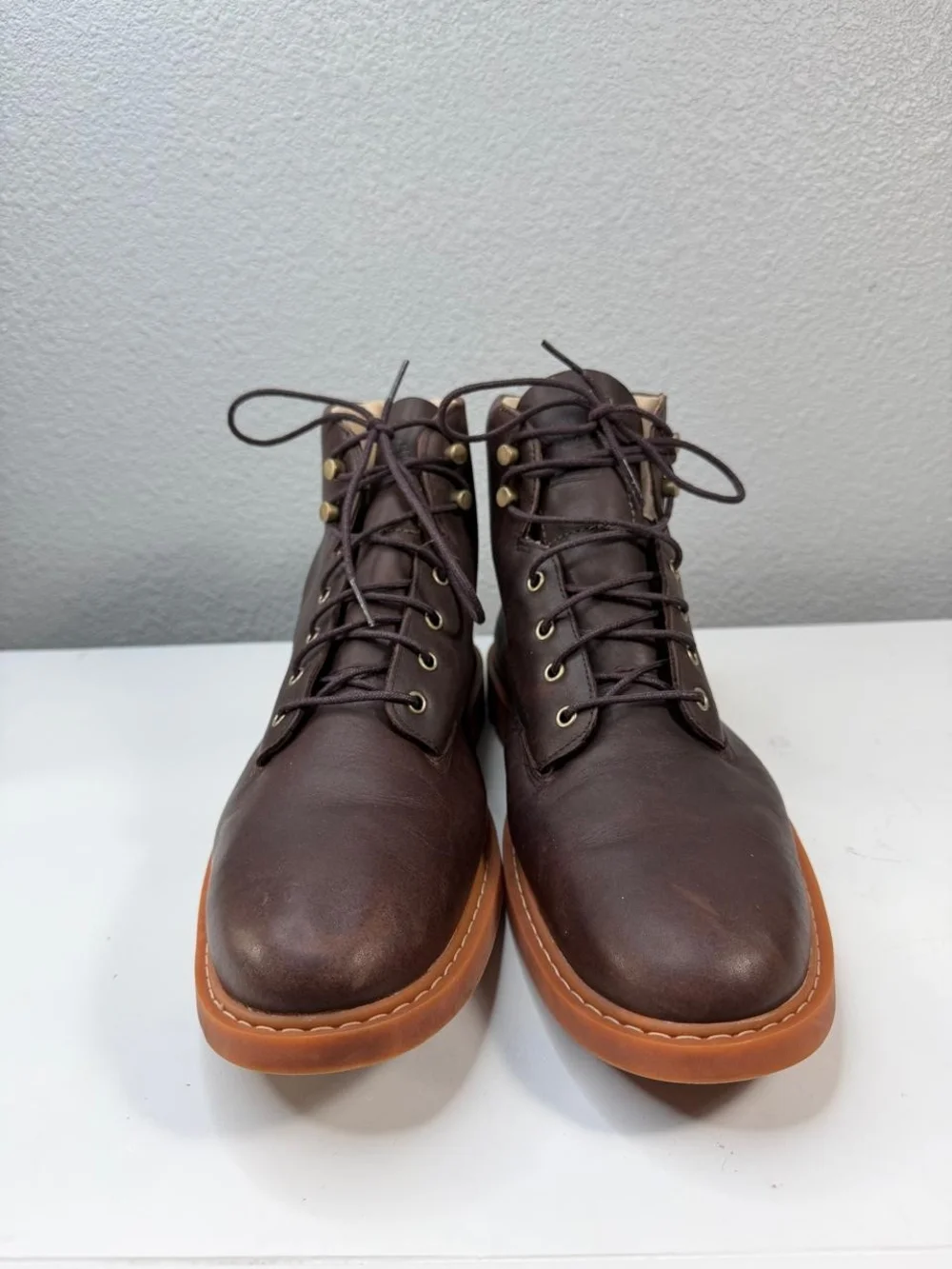 Timberland AFHP-A5050 Men's Shoes EU 44 Dark Brown Leather High-Top size 10 EUC